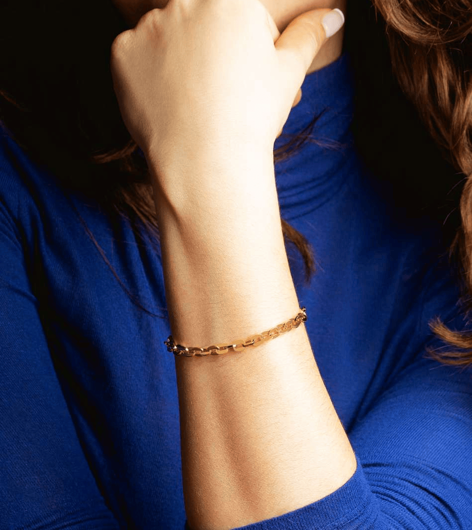 Bracelet chaîne or Lotus Style