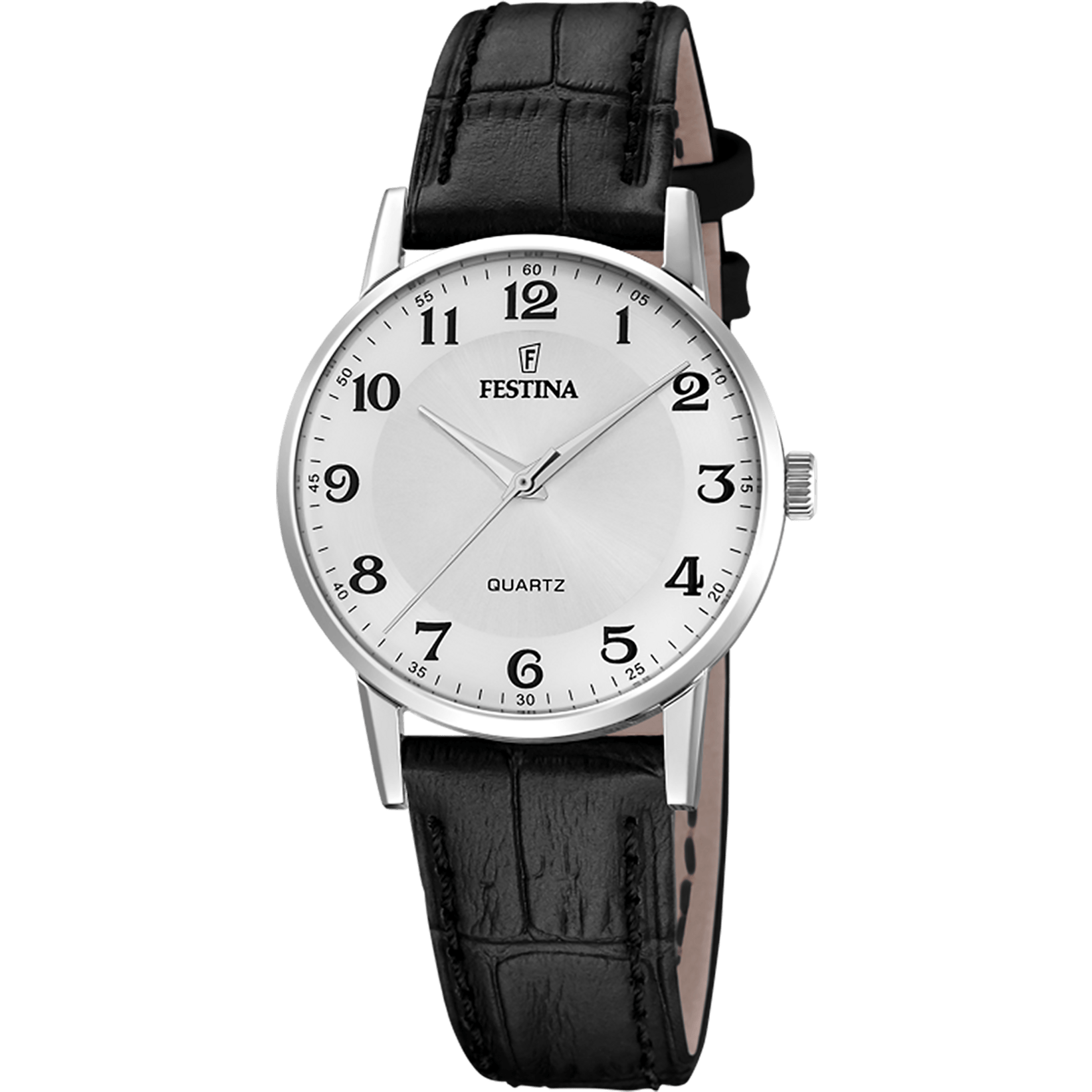 Montre Festina classique-femme-festina F20691/1 Blanc, Bracelet Cuir, Femme