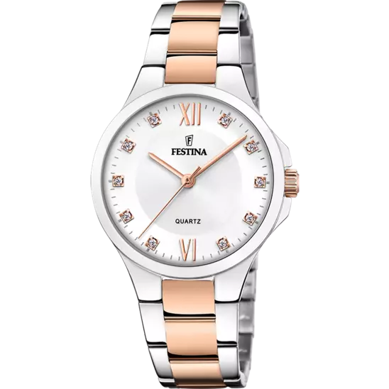 Festina Mademoiselle Watch F20612/1 Silver, Steel Strap, Women