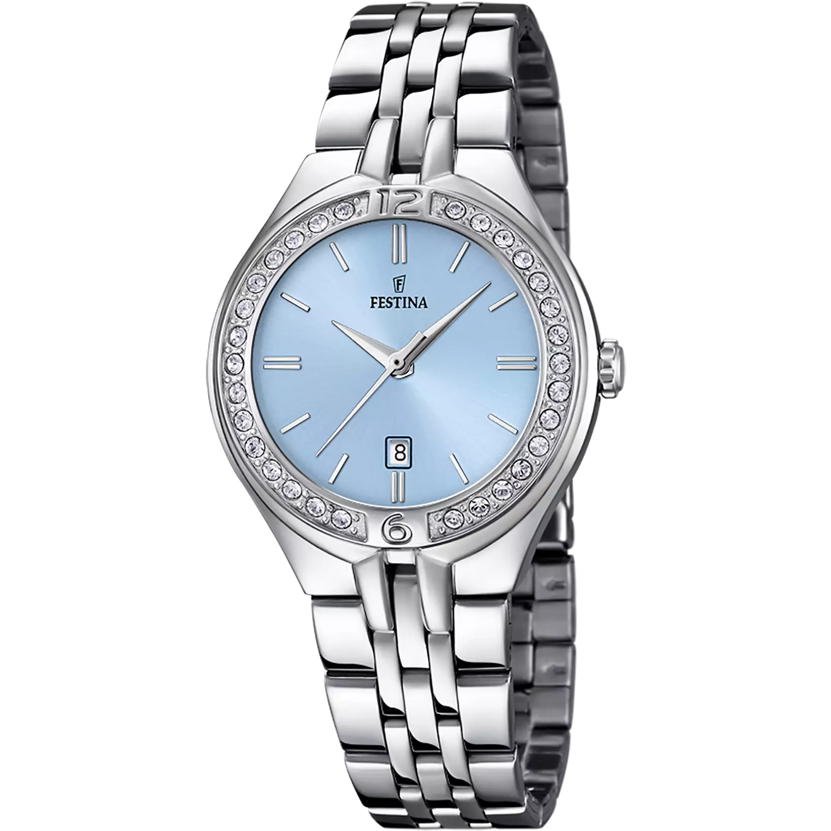 Festina Mademoiselle Watch F16867/4 Blue, Steel Strap, Women