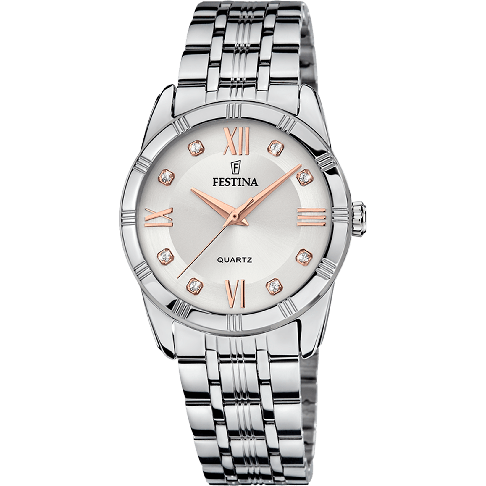 Montre Festina Madmoiselle F16940/B Gris, Bracelet Acier, Femme