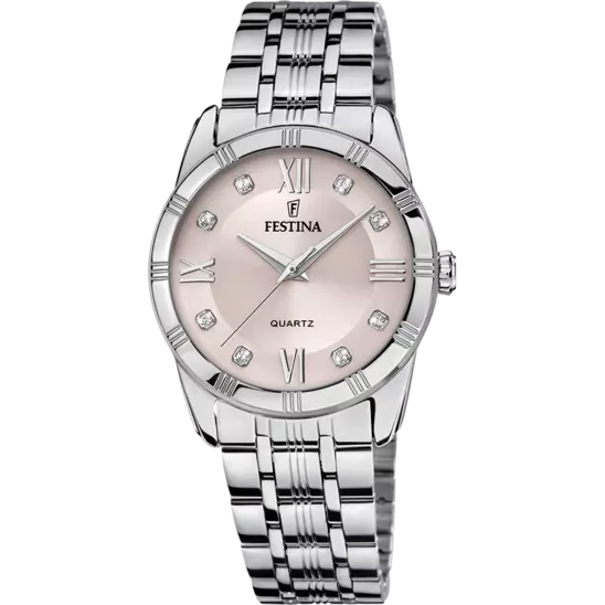 Montre Festina Madmoiselle F16940/C Rose, Bracelet Acier, Femme