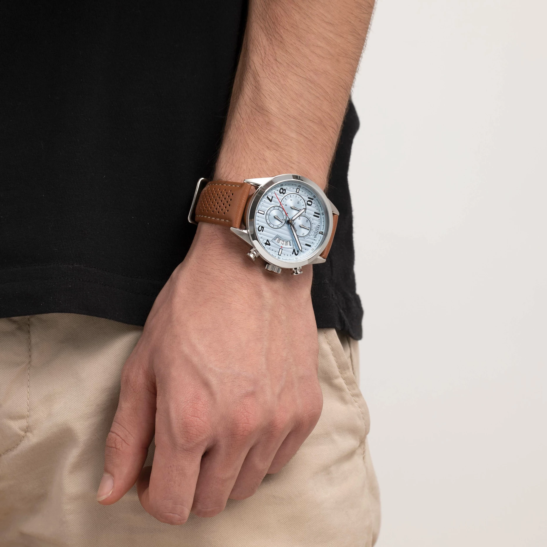 Montre Festina Sport F20271/4 Bleu, Bracelet Cuir, Homme – image 2