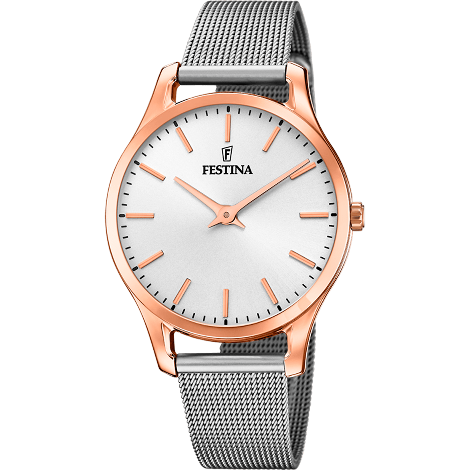 Festina Boyfriend Watch F20507/1 Silver, Steel Strap, Women