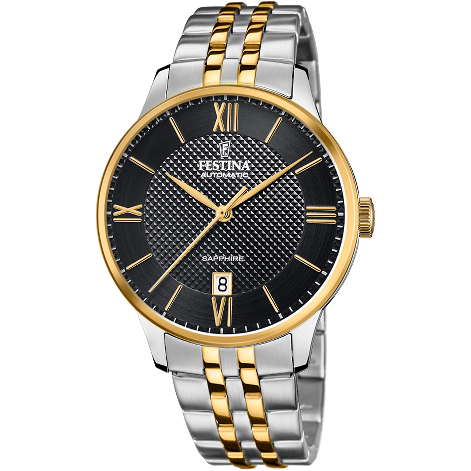Montre Festina automatic-homme-festina F20483/3 Noir, Bracelet Acier, Homme