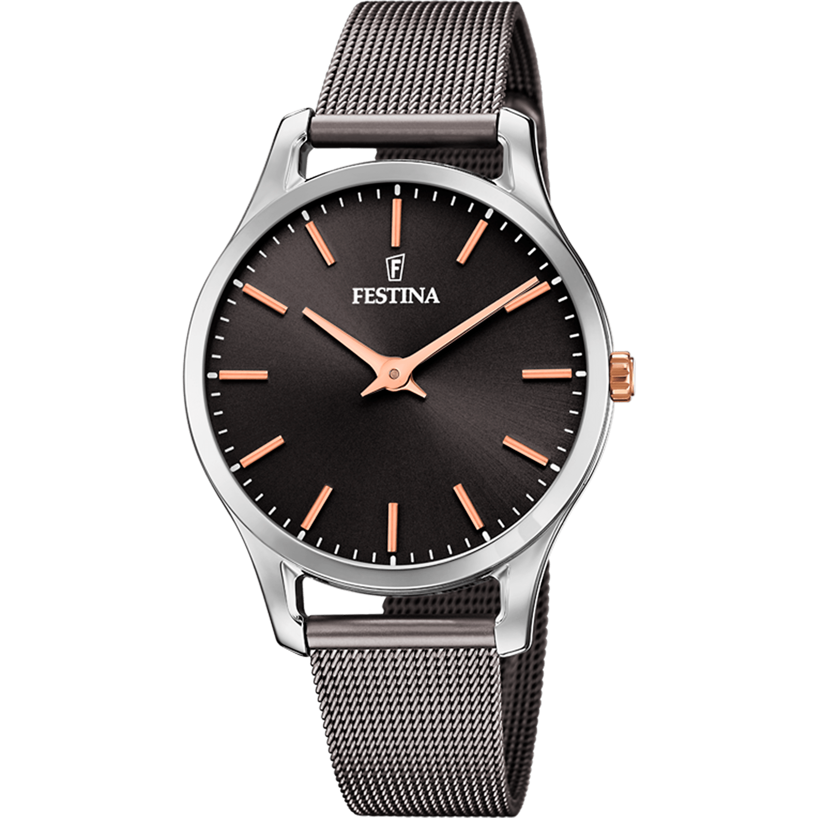 Festina Boyfriend Watch F20506/3 Black, Steel Strap, Women