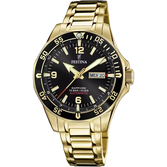 Montre Festina automatic-homme-festina F20479/4 Noir, Bracelet Acier, Homme