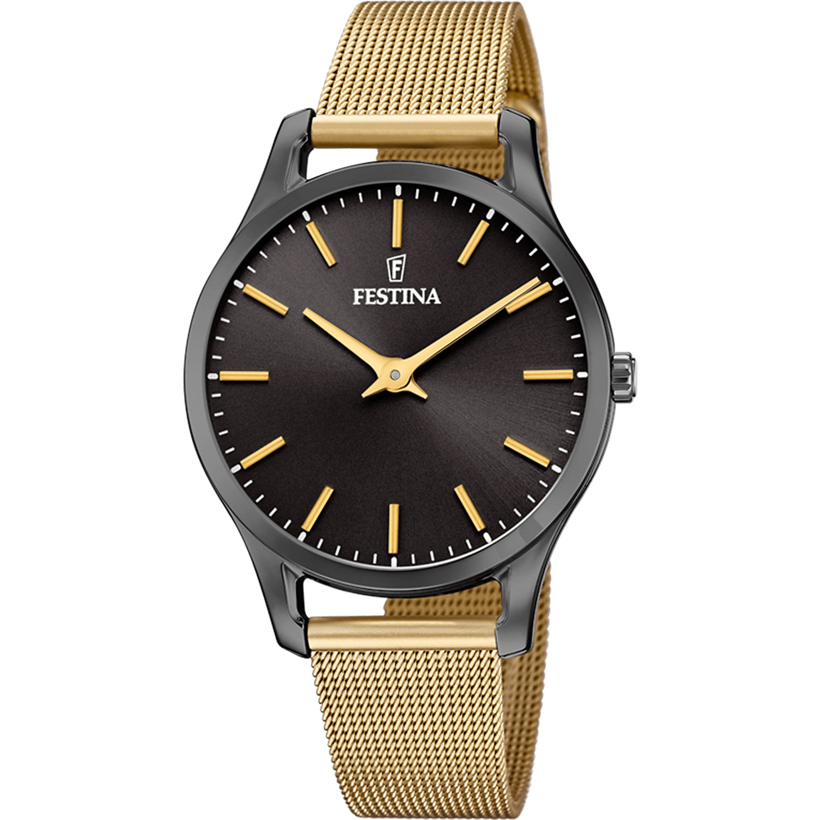 Festina Boyfriend Watch F20508/1 Black, Steel Strap, Women
