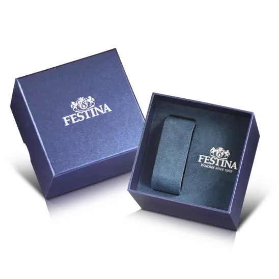 Montre Festina Saphir F20577/1 Noir, Bracelet Acier, Homme – image 2