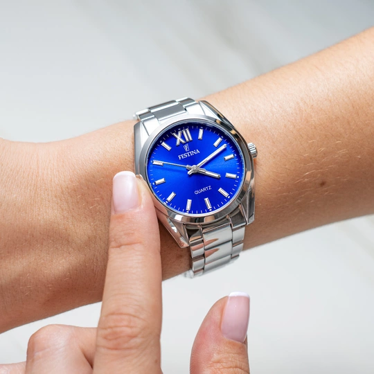 Montre Festina Boyfriend F20622/E Bleu, Bracelet Acier, Femme – image 3