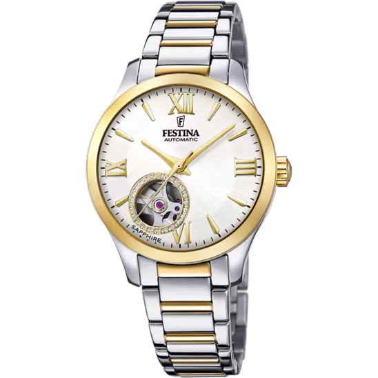 Montre Festina automatic-femme-festina F20489/1 Gris, Bracelet Acier, Femme