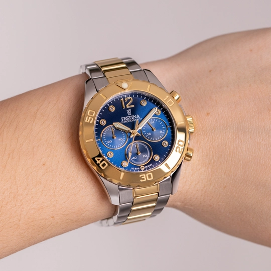 Montre Festina Boyfriend F20604/3 Bleu, Bracelet Acier, Femme – image 3