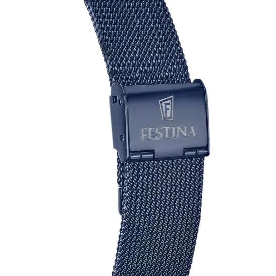 Montre Festina Skeleton F20574/1 Bleu, Bracelet Acier, Homme – image 3