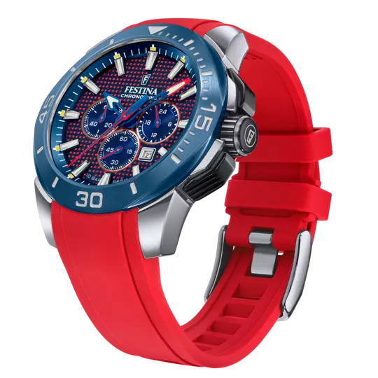Montre Festina Chronobike F20642/2 Rouge, Bracelet Caoutchouc, Homme – image 2