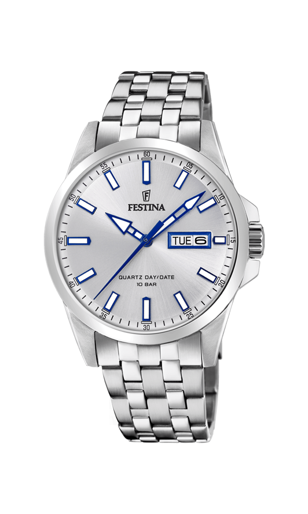 Montre Festina Classic F20357/1 Argent, Bracelet Acier, Homme – image 3