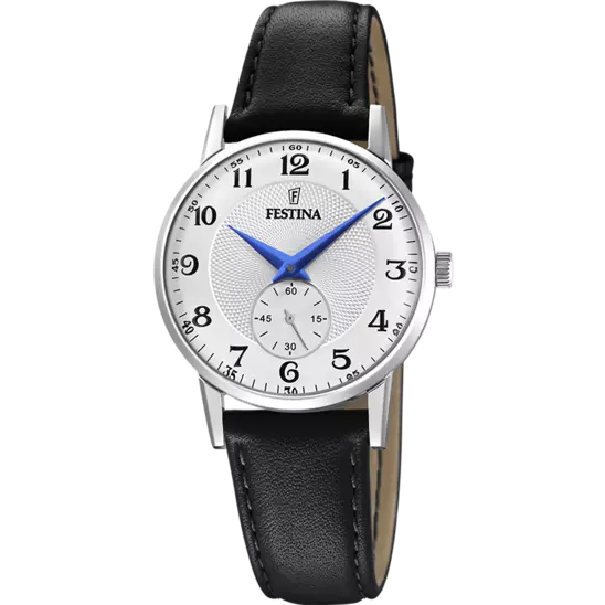 Montre Festina classique-femme-festina F20570/1 Argent, Bracelet Cuir, Femme