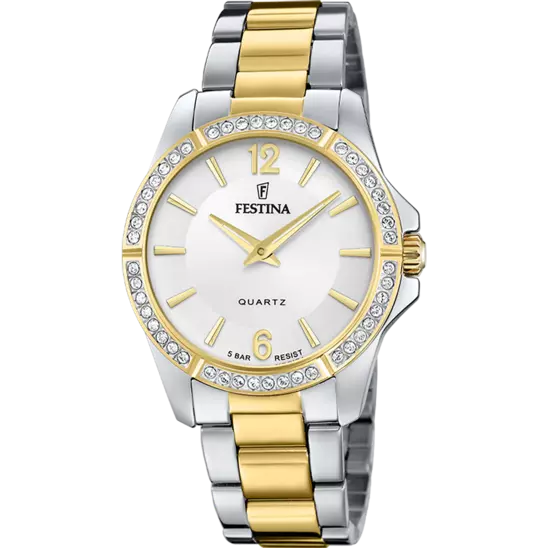 Montre Festina Madmoiselle F20594/1 Gris, Bracelet Acier, Femme