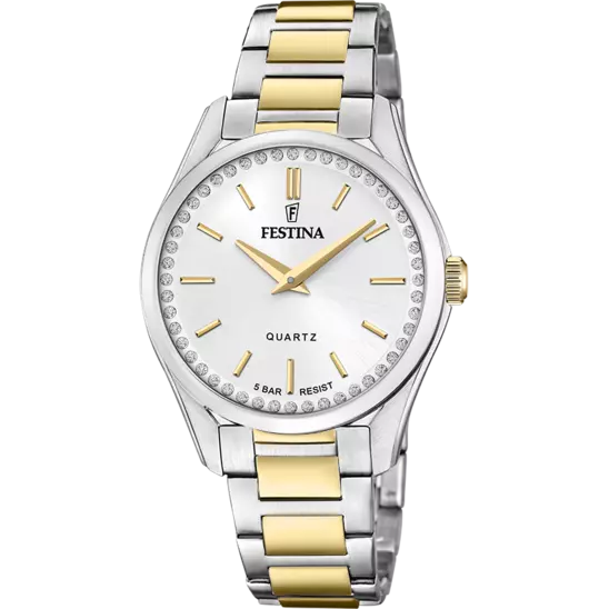 Montre Festina Madmoiselle F20619/1 Gris, Bracelet Acier, Femme