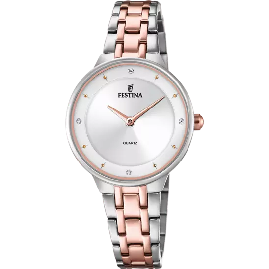 Festina Mademoiselle Watch F20626/1 Grey, Steel Strap, Women