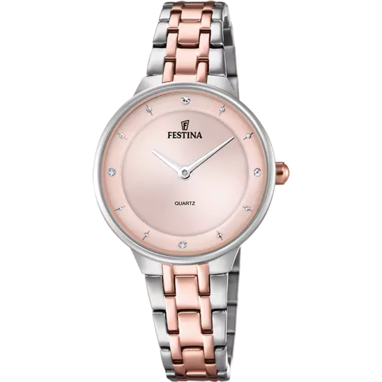 Montre Festina Madmoiselle F20626/2 Rose, Bracelet Acier, Femme