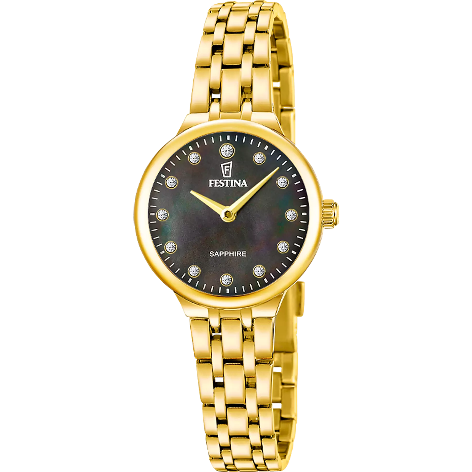 Festina saphir-femme-festina Watch F20745/4 Black, Steel Strap, Women