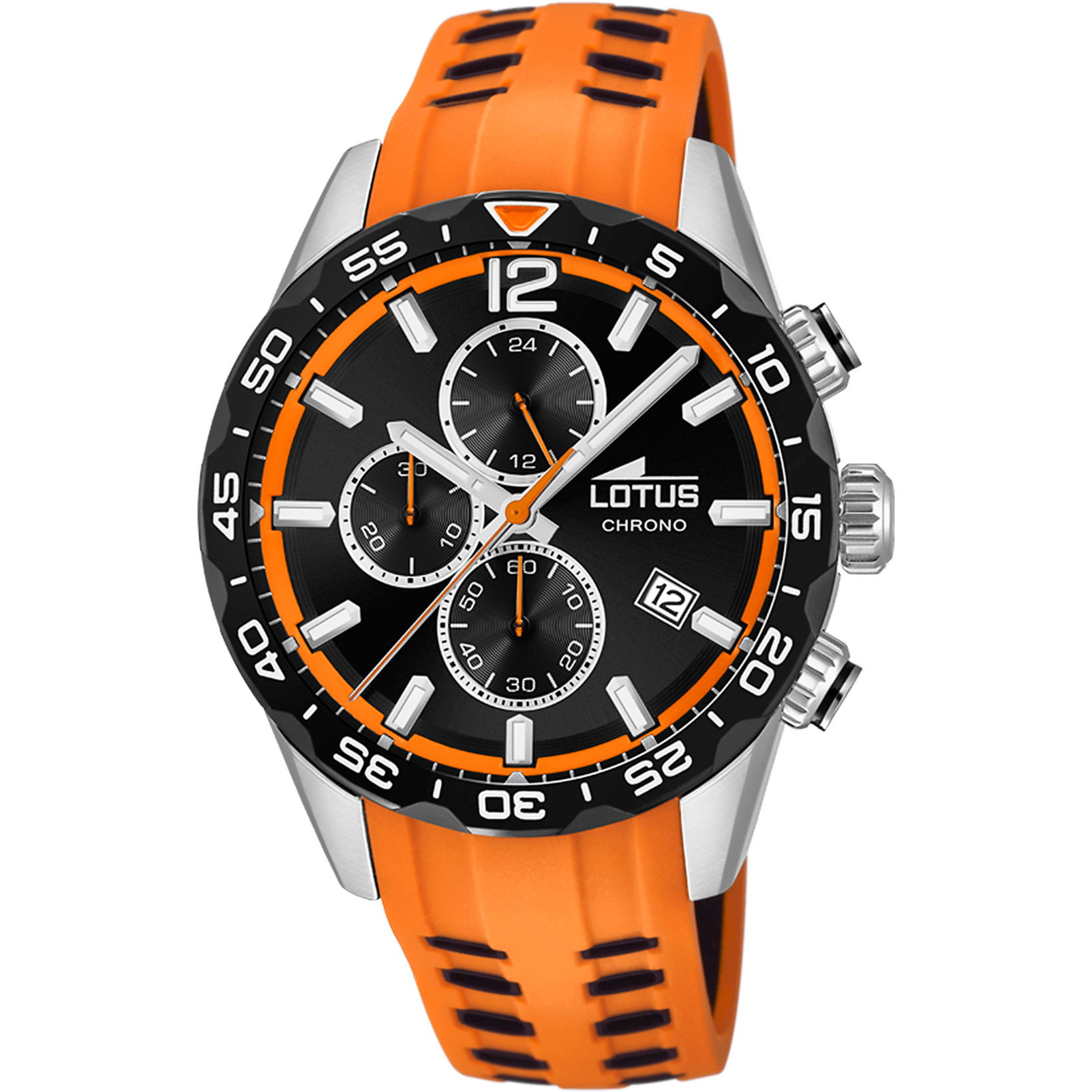Montre Lotus Lotus Color 18590/1 Noir, Bracelet Caoutchouc, Homme