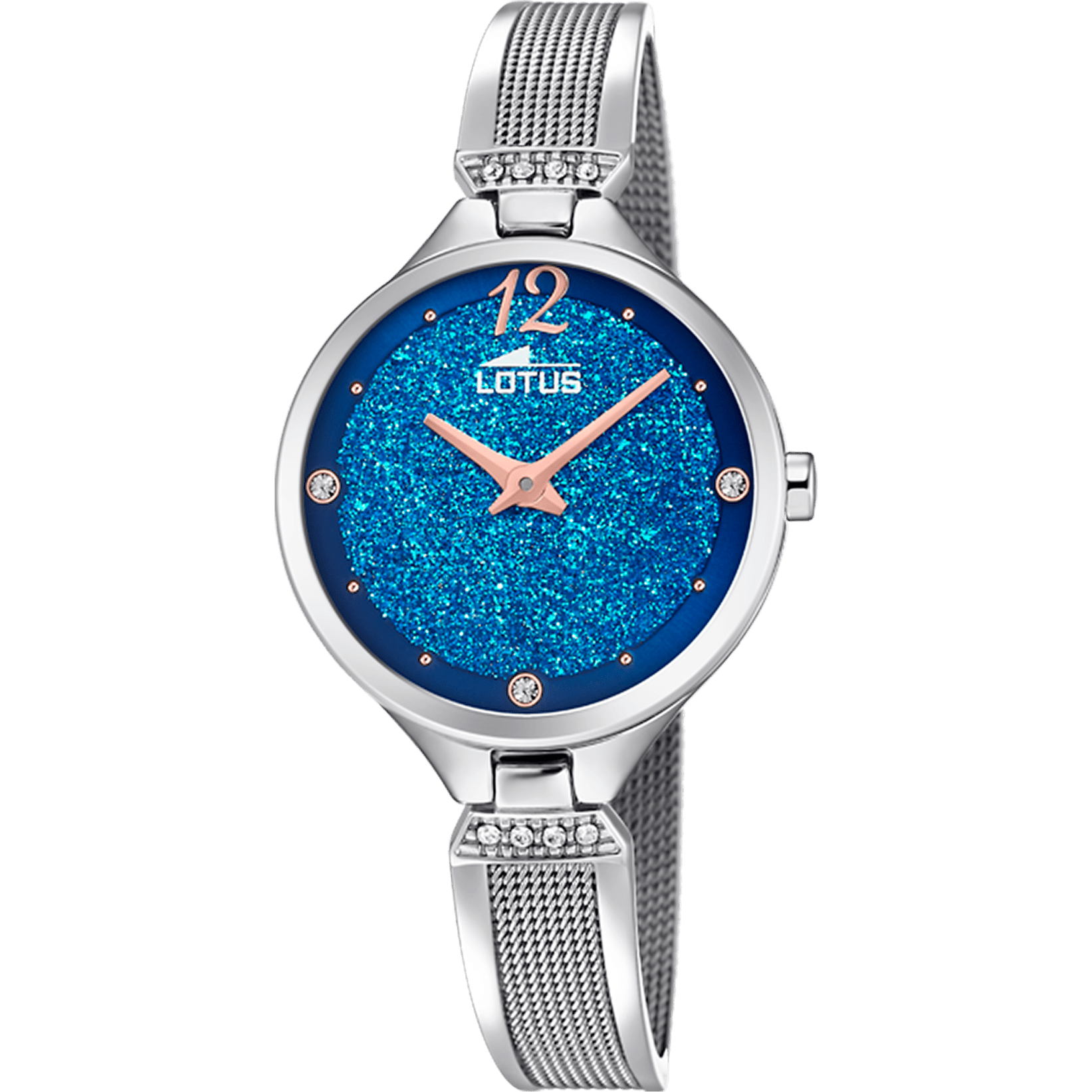 Montre Lotus swarovski-femme 18605/2 Bleu, Bracelet Acier, Femme
