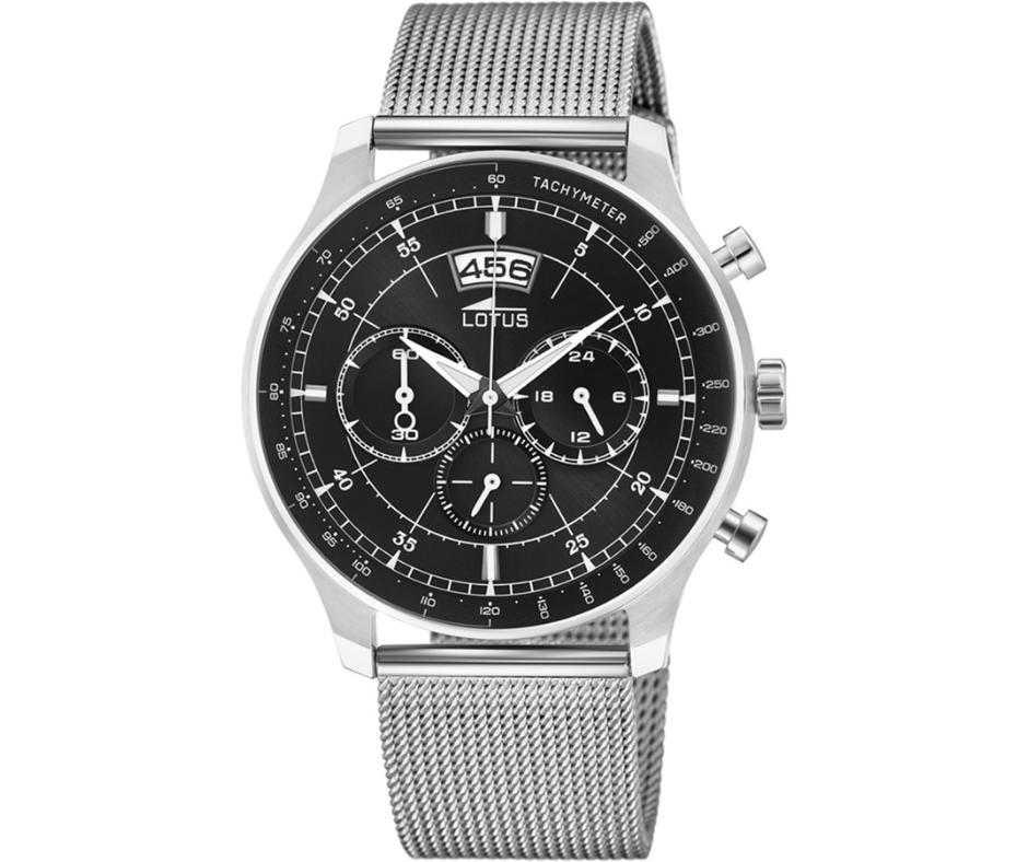 Lotus sport-homme-lotus Watch 10138/4 Black, Steel Strap, Men