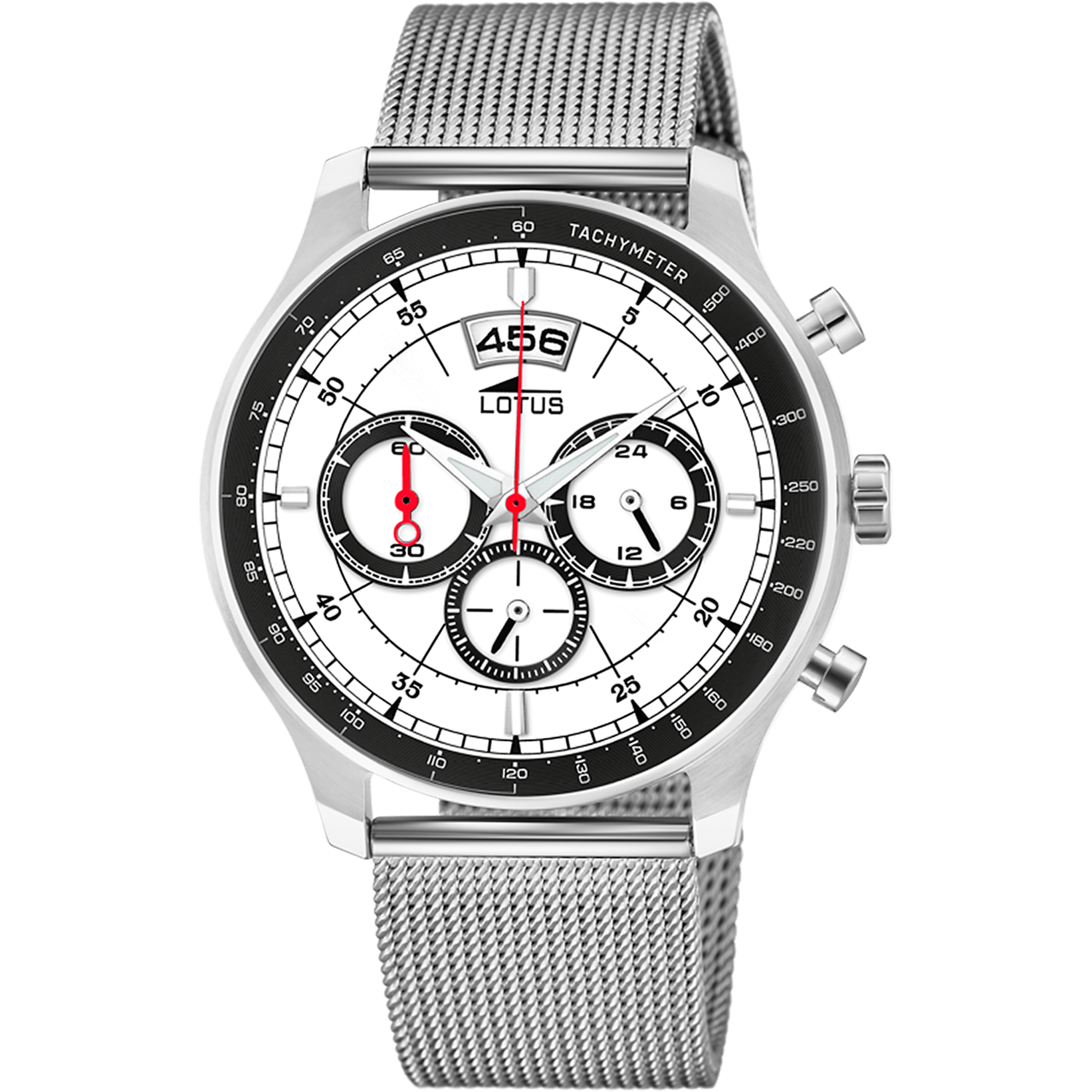 Montre Lotus sport-homme-lotus 10138/1 Blanc, Bracelet Acier, Homme
