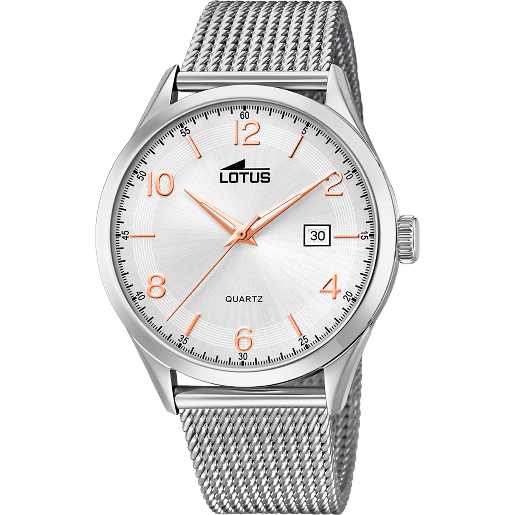 Montre Lotus Minimalist 18631/1 Argent, Bracelet Acier, Homme