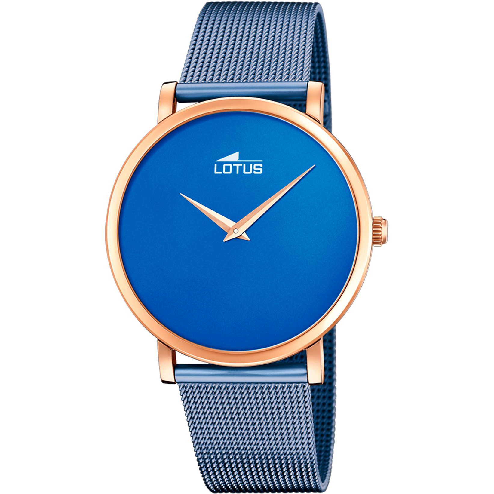 Lotus Minimalist Watch 18773/2 Blue, Steel Strap, Men