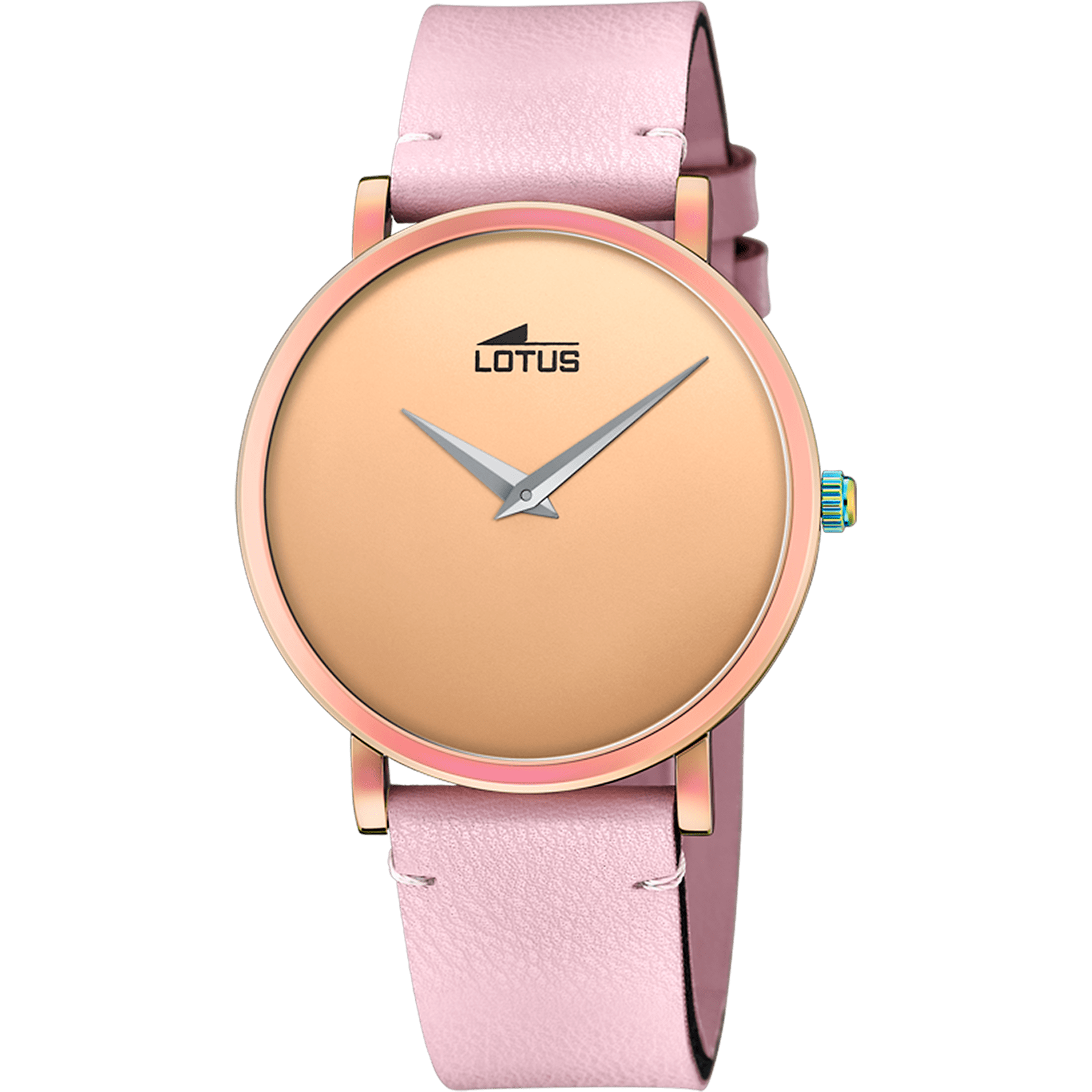 Lotus minimalist-femme Watch 18778/1 Pink, Leather Strap, Women