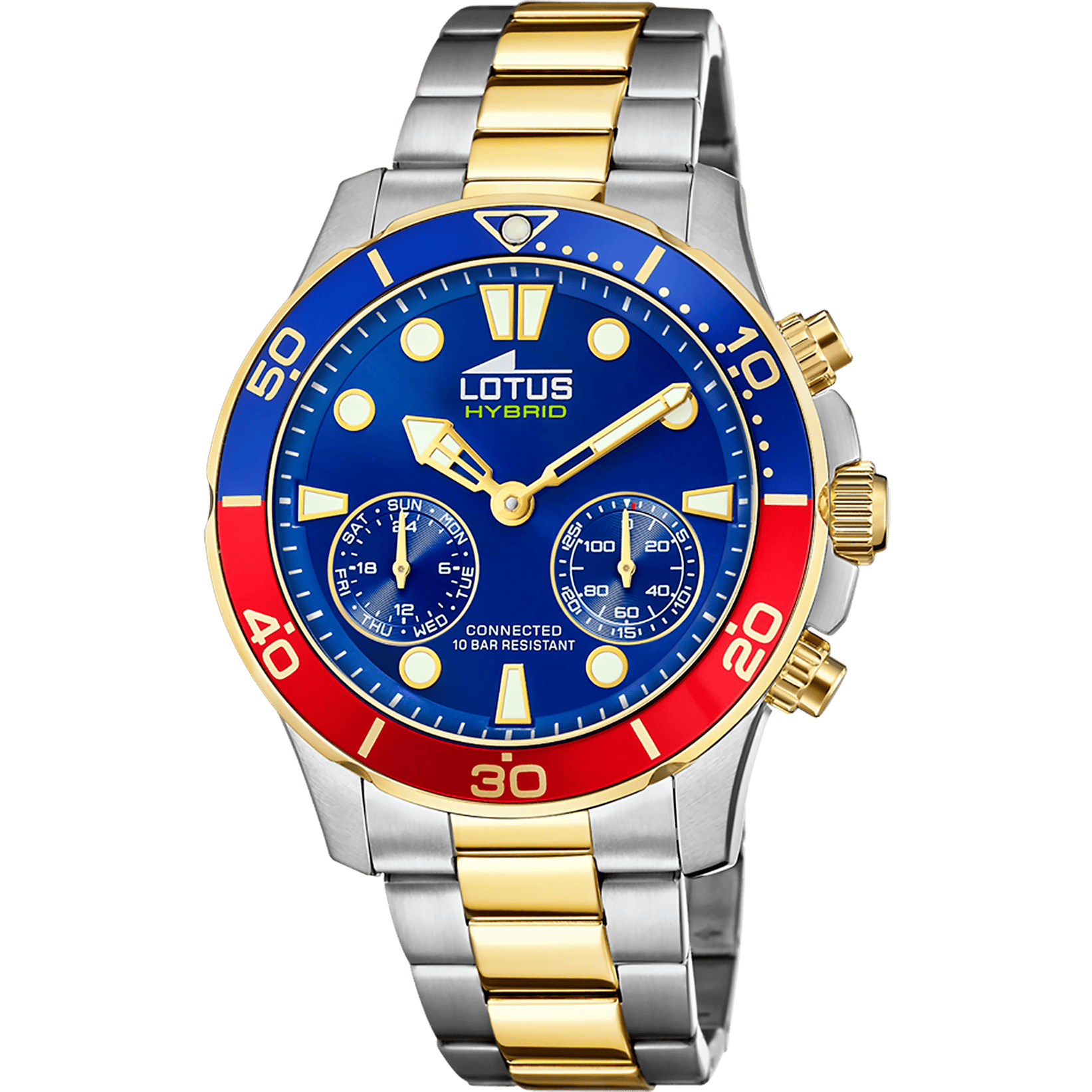 Lotus connected-homme-lotus Watch 18801/3 Blue, Steel Strap, Men