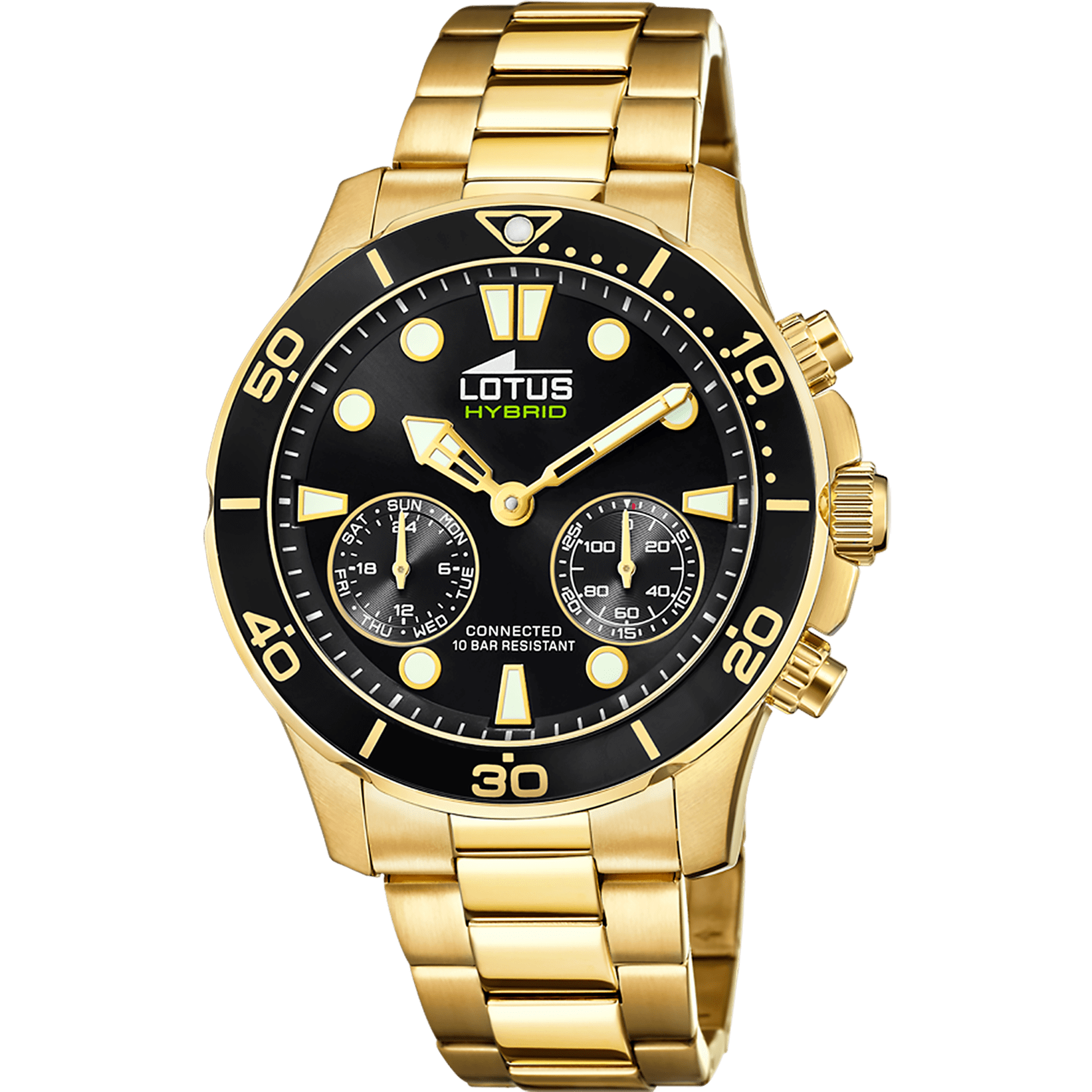Montre Lotus connected-homme-lotus 18802/2 Noir, Bracelet Acier, Homme