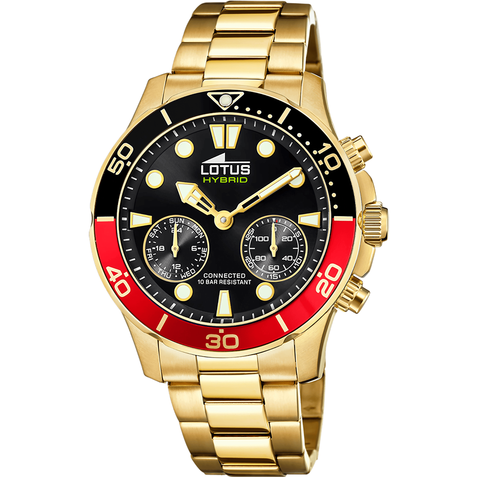 Montre Lotus connected-homme-lotus 18802/4 Noir, Bracelet Acier, Homme