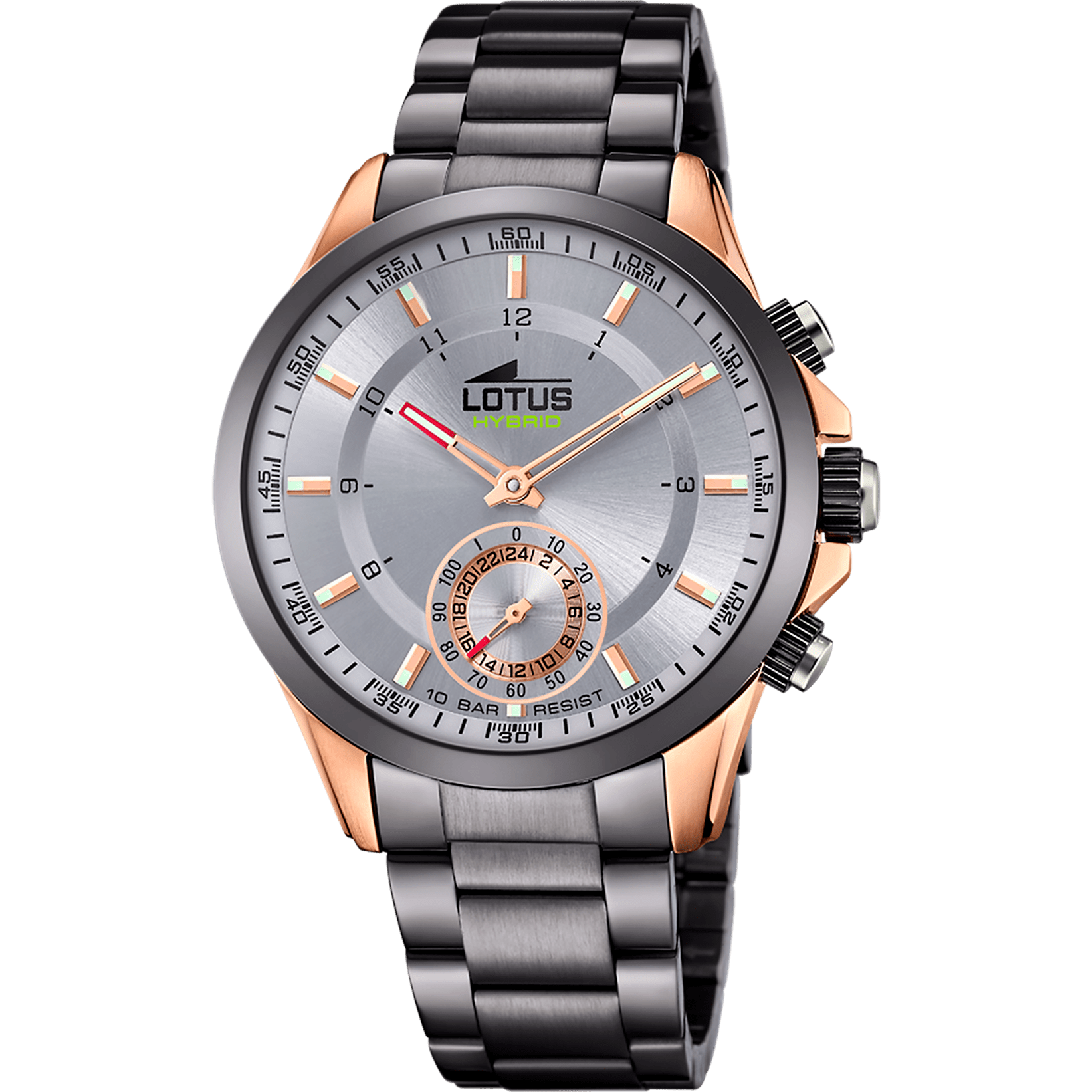 Montre Lotus connected-homme-lotus 18808/1 Argent, Bracelet Acier, Homme