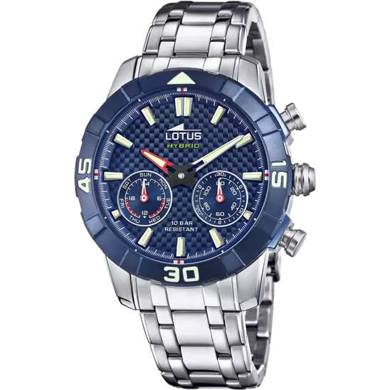 Lotus connected-homme-lotus Watch 18810/3 Blue, Steel Strap, Men