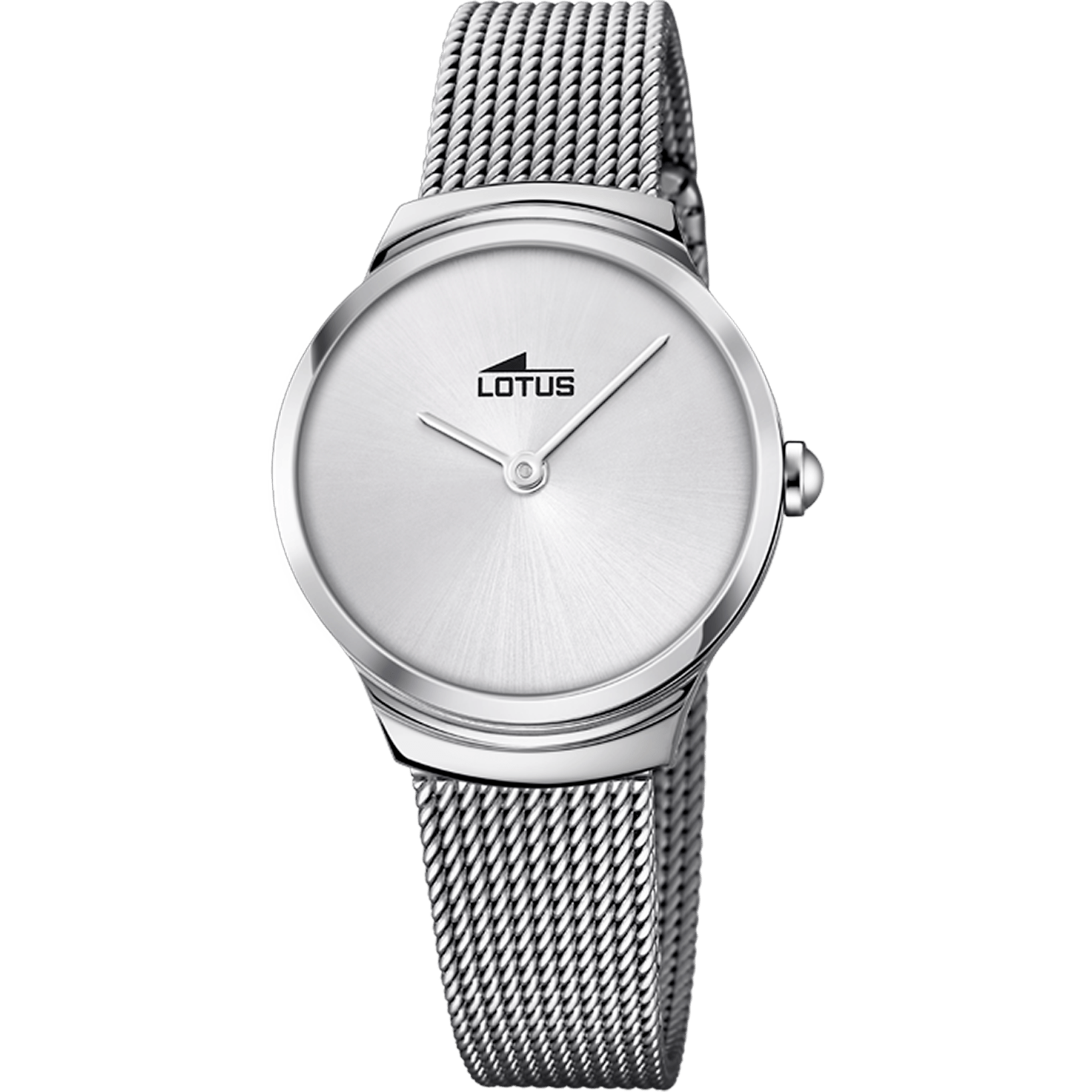 ساعة لوتس minimalist-femme 18495/A فضي، سوار فولاذ، نسائي