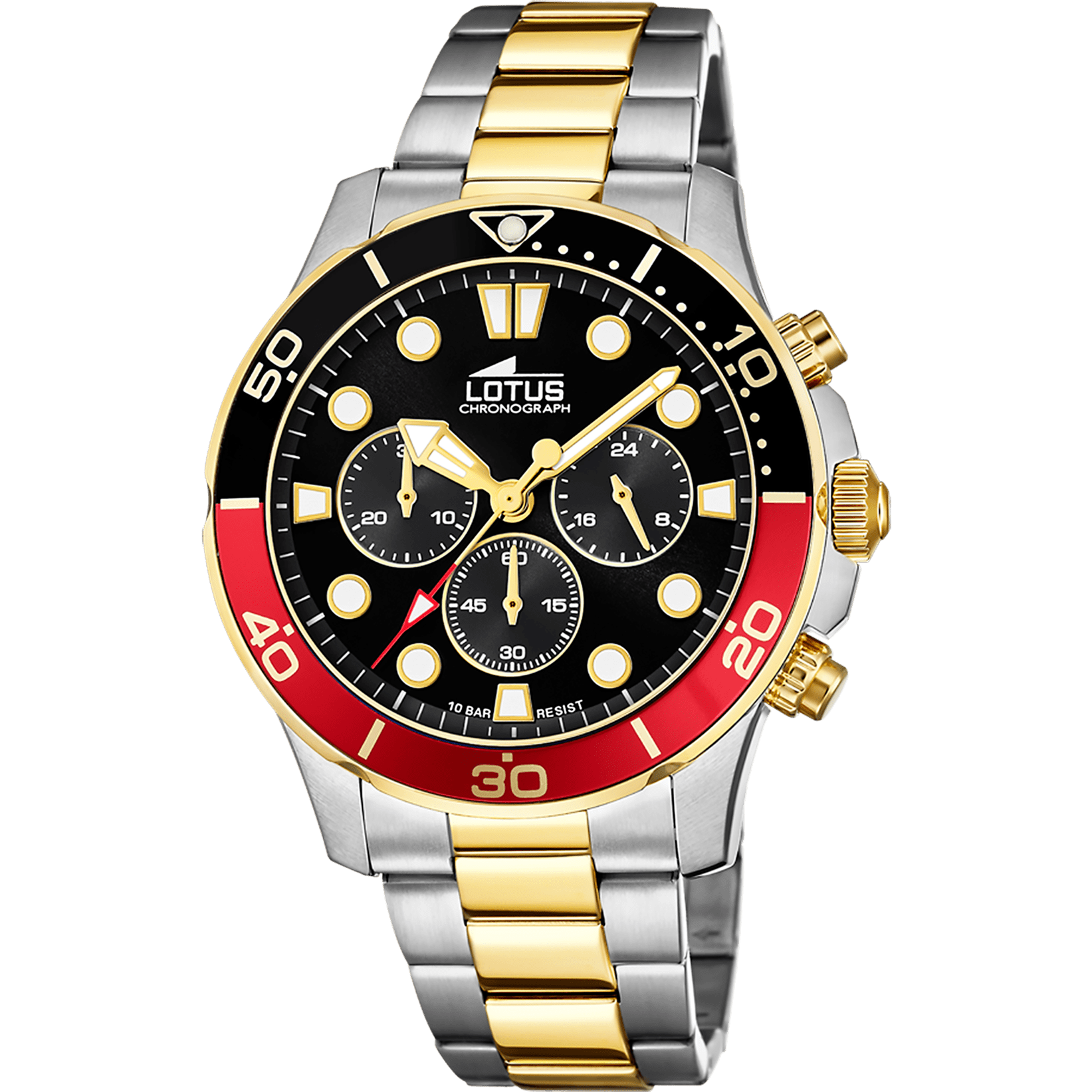 Lotus Excellent Watch 18757/5 Black, Steel Strap, Men