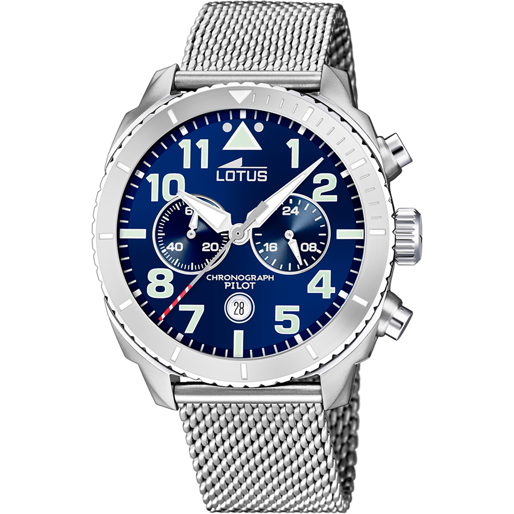 Montre Lotus chronograph-homme-lotus 18704/1 Bleu, Bracelet Acier, Homme
