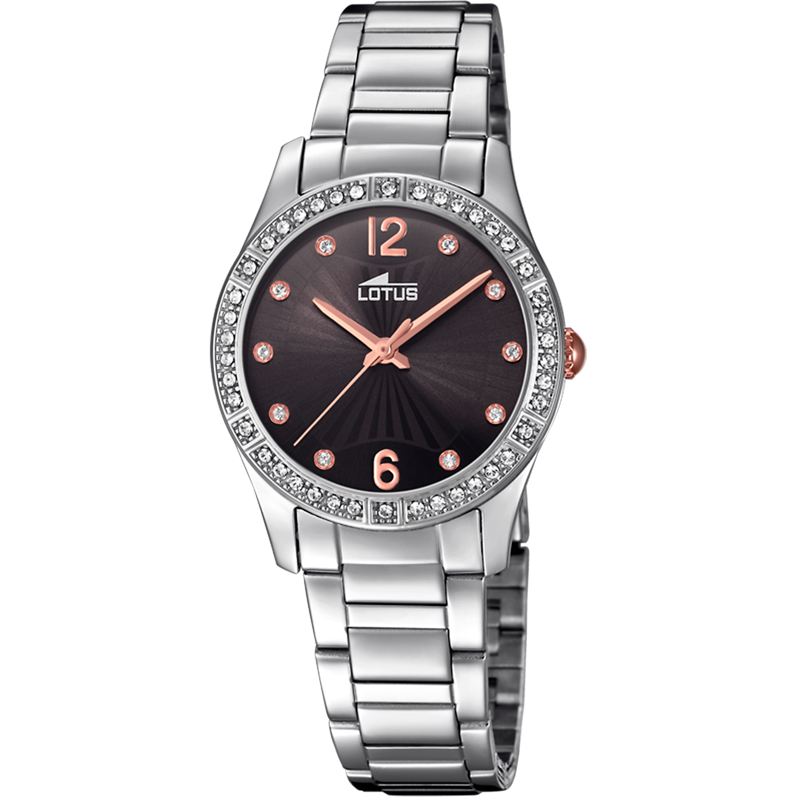 Montre Lotus Bliss 18383/2 Noir, Bracelet Acier, Femme