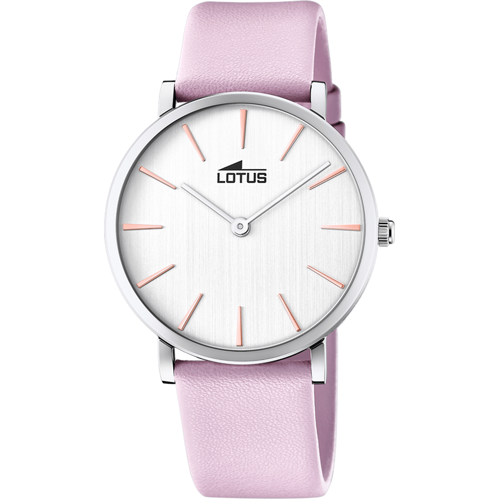 Montre Lotus minimalist-femme 18776/2 Argent, Bracelet Cuir, Femme