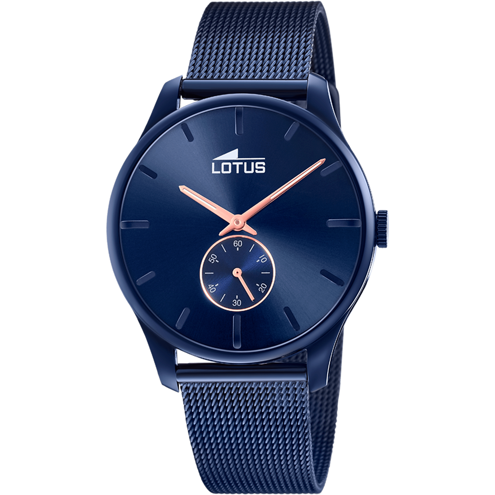 Lotus Minimalist Watch 18359/A Blue, Steel Strap, Men