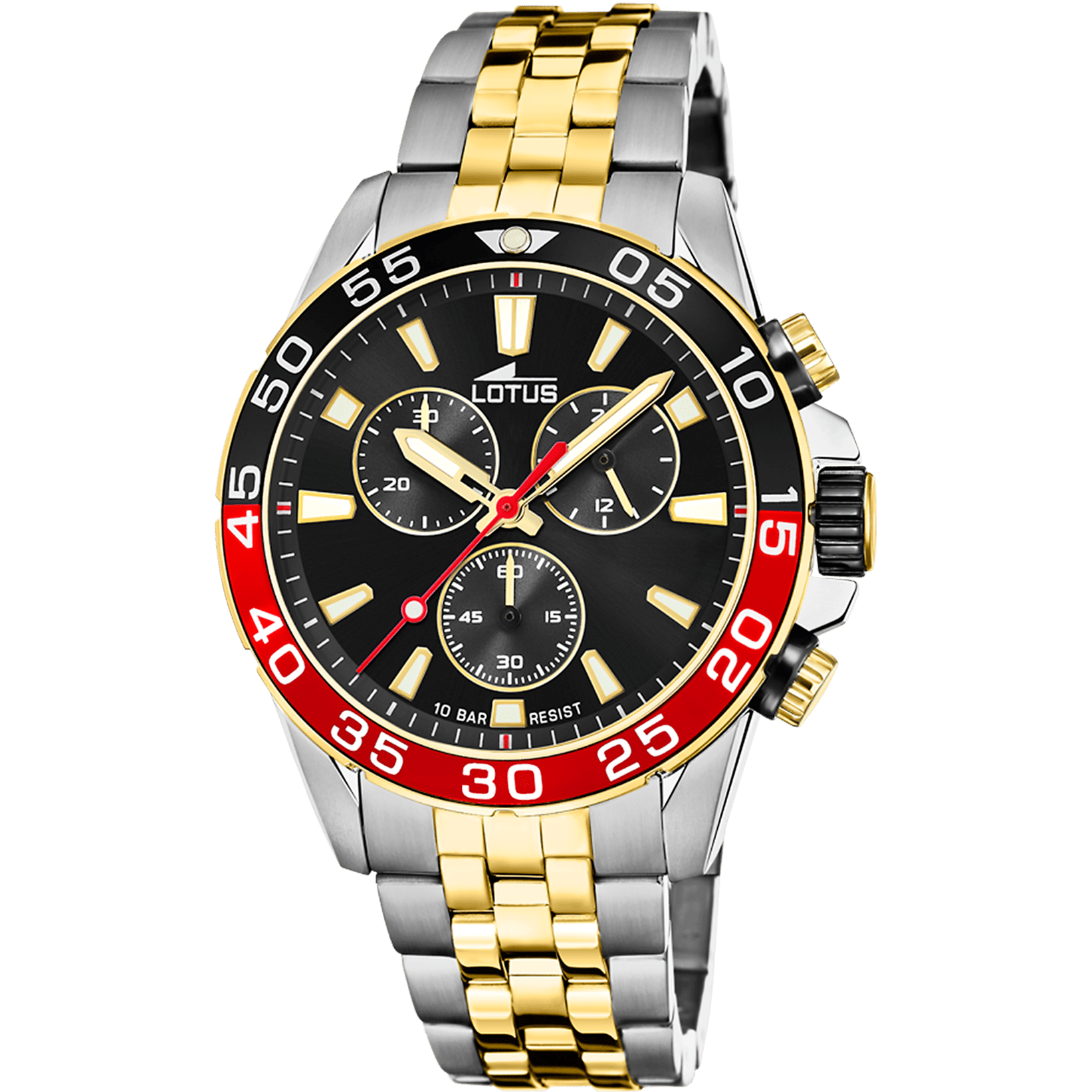 Montre Lotus Excellent 18767/4 Noir, Bracelet Acier, Homme
