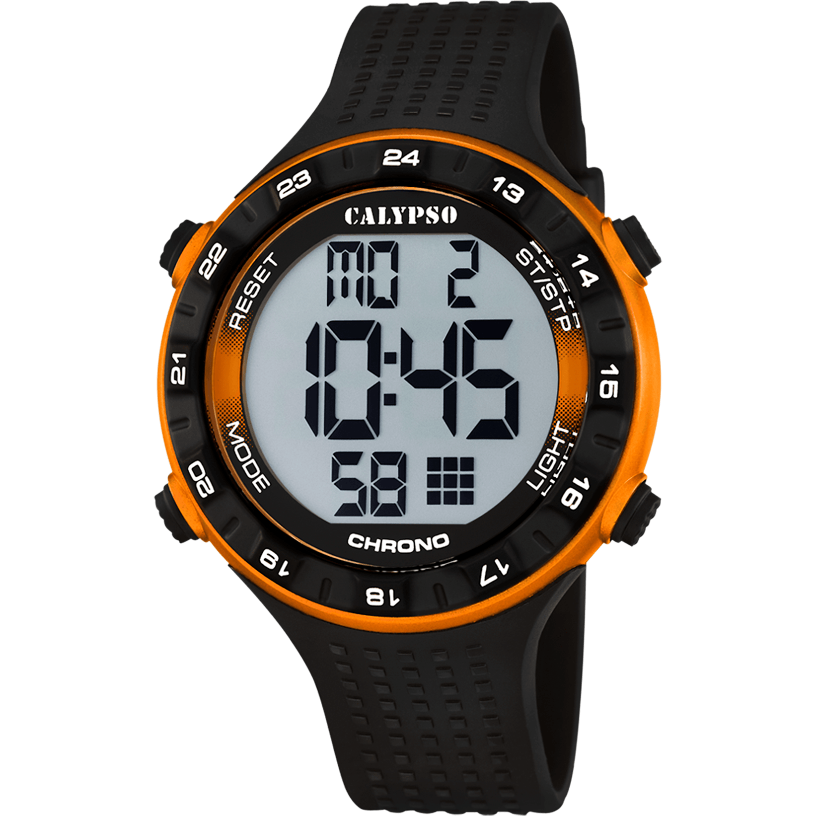 Calypso Watch K5663/3 Black, Rubber Strap, Men