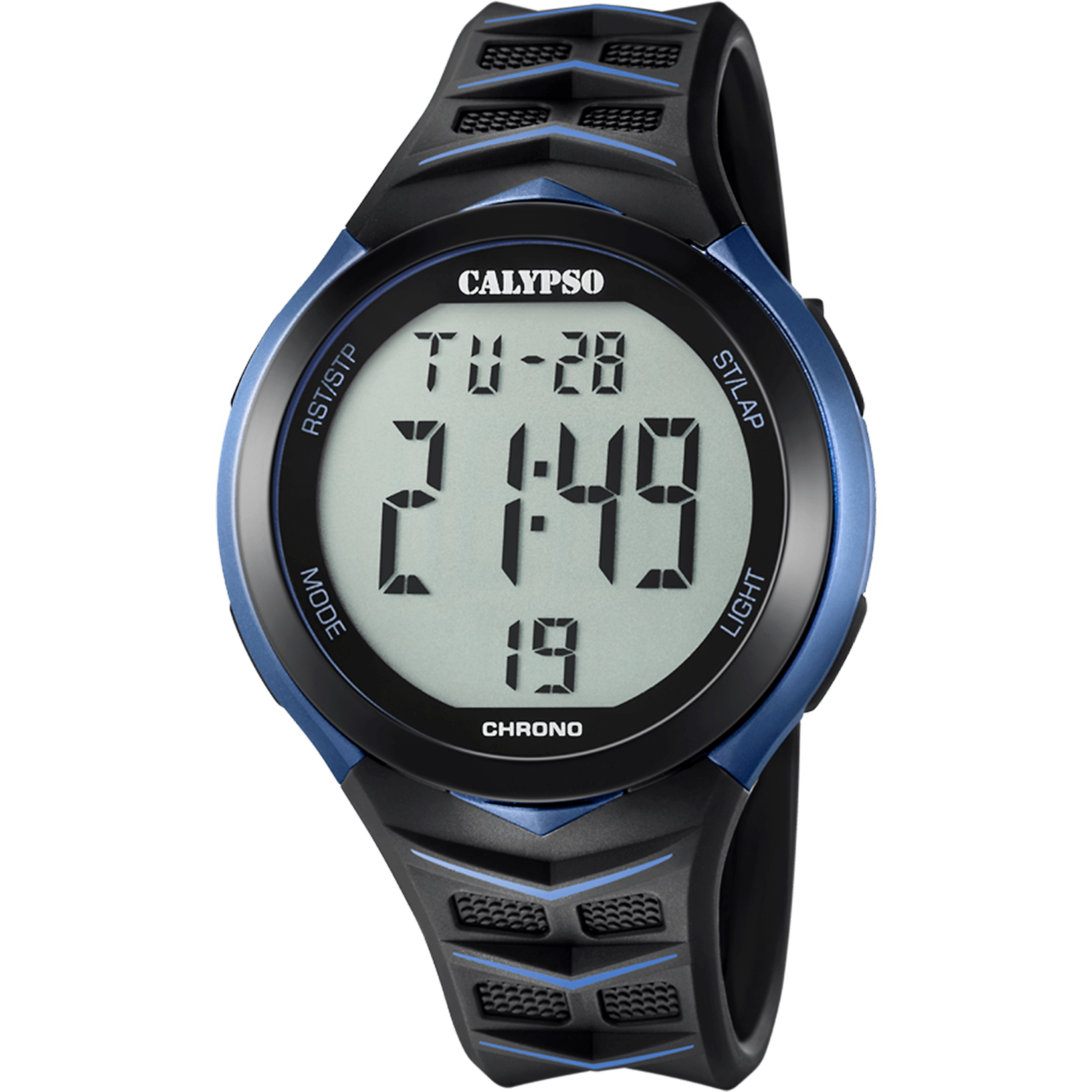 Calypso Watch K5730/2 Black, Rubber Strap, Men