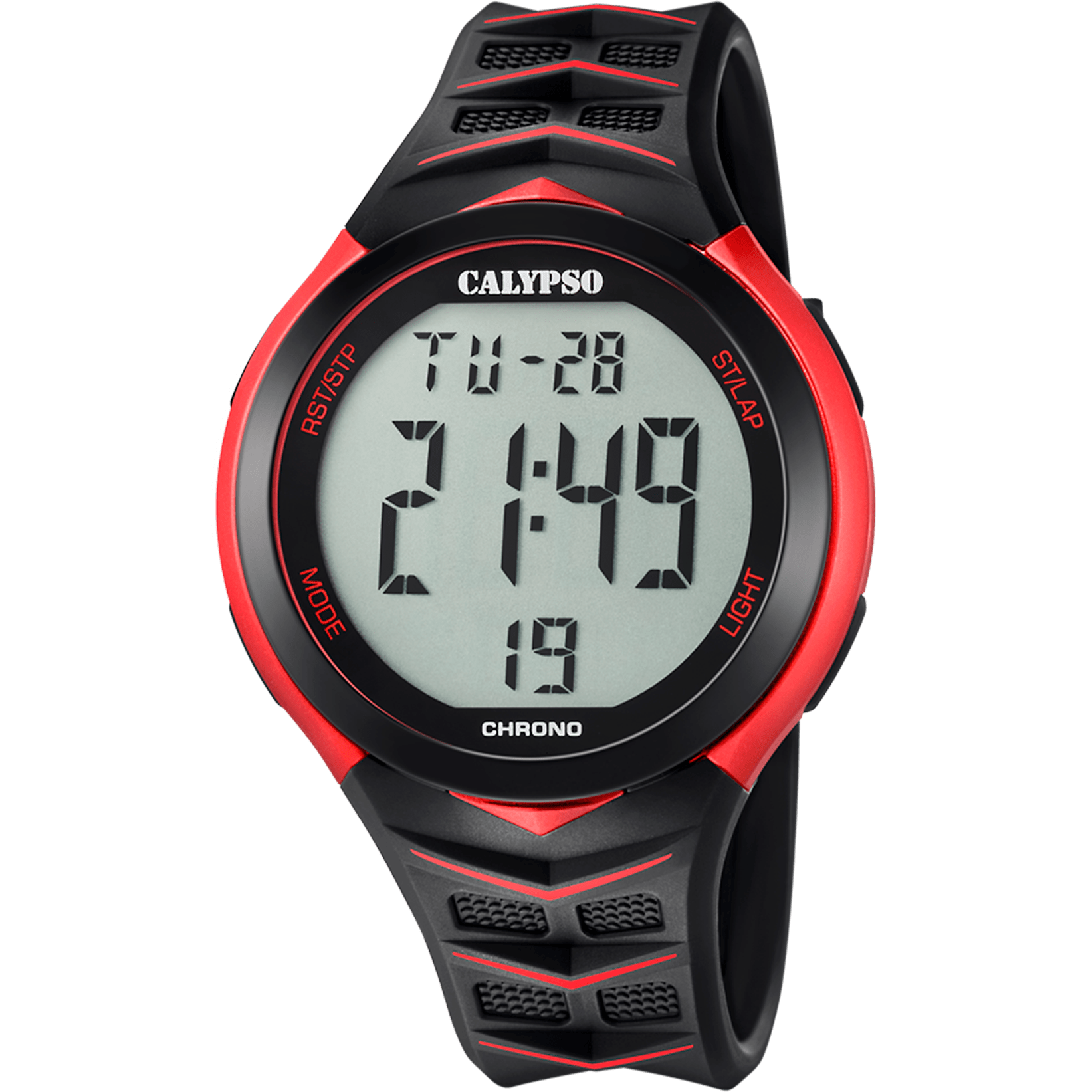 Calypso Watch K5730/3 Black, Rubber Strap, Men