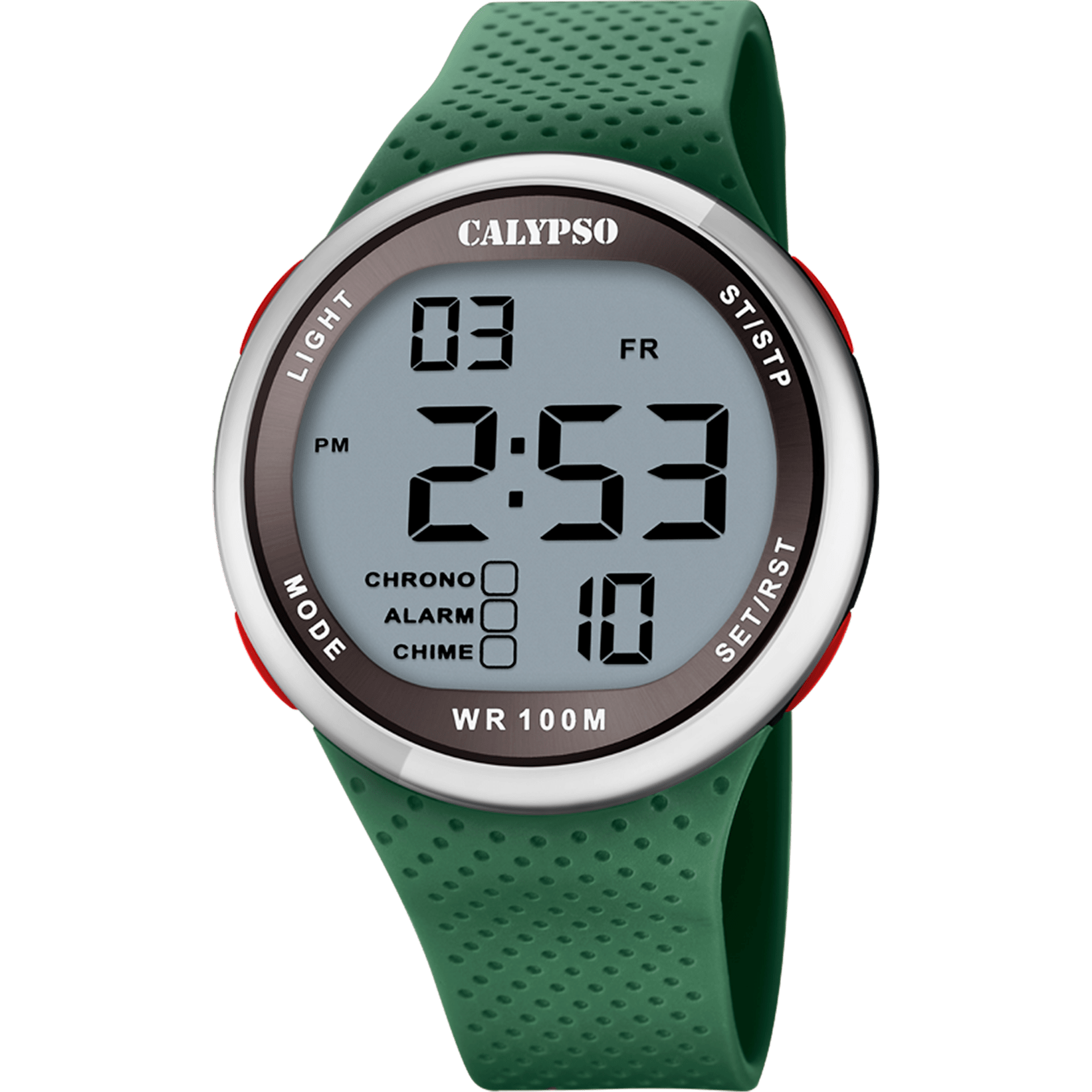 Calypso Watch K5785/5 Black, Rubber Strap, Men