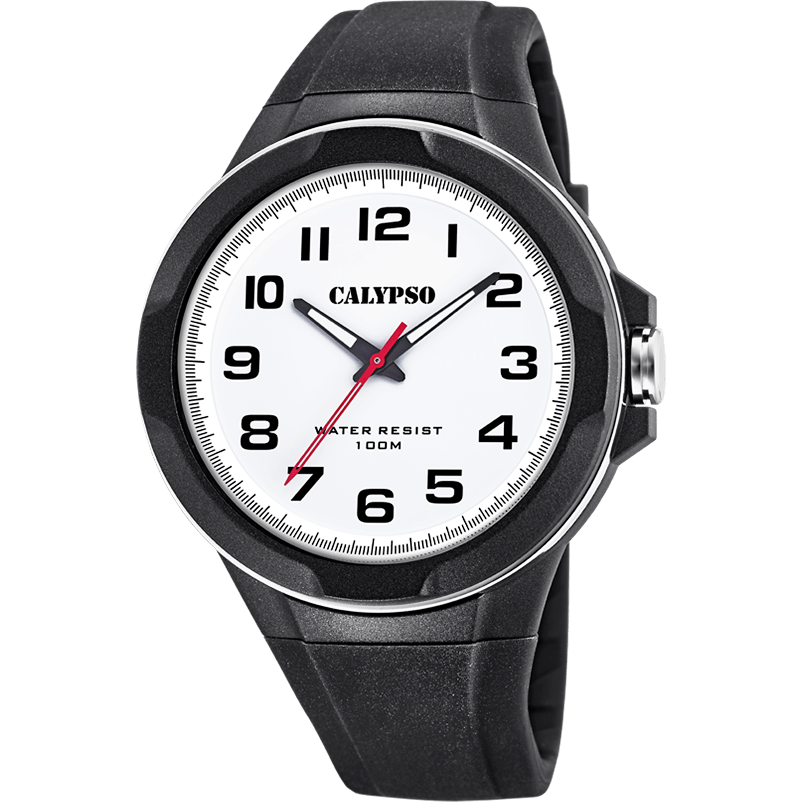 Calypso Casual Watch K5781/1 White, Rubber Strap, Men