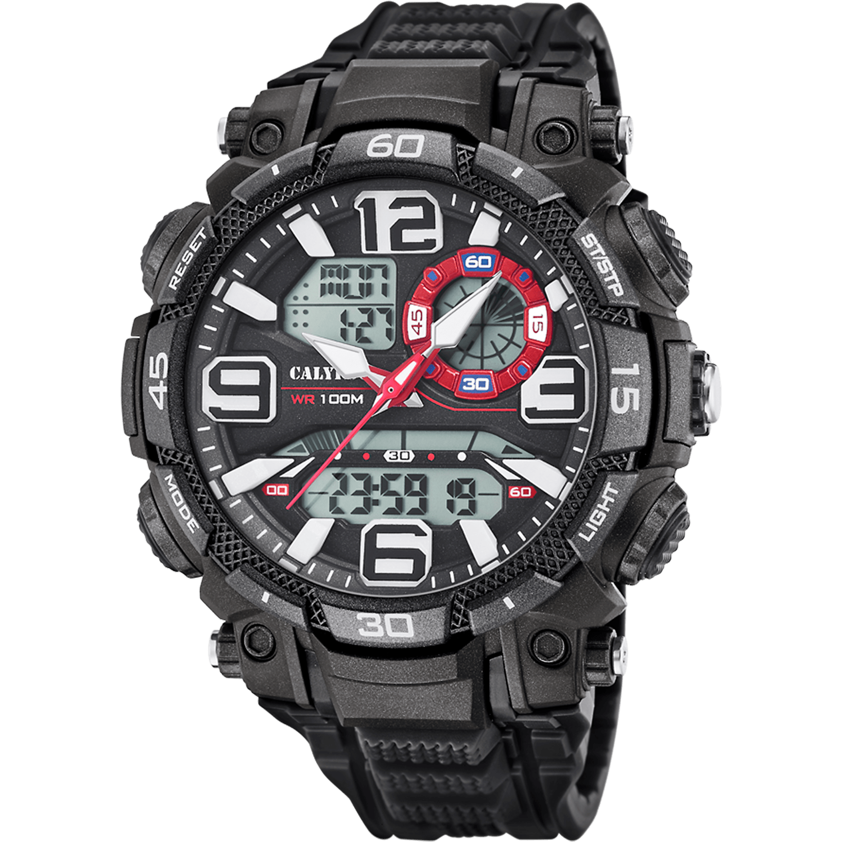 Calypso Watch K5793/1 Black, Rubber Strap, Men